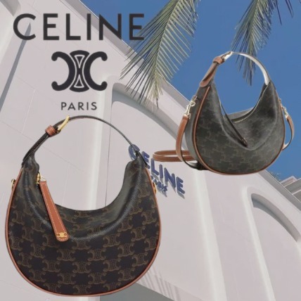【CELINE】セリーヌ ティーン ルル トリオンフ キャンバス タン