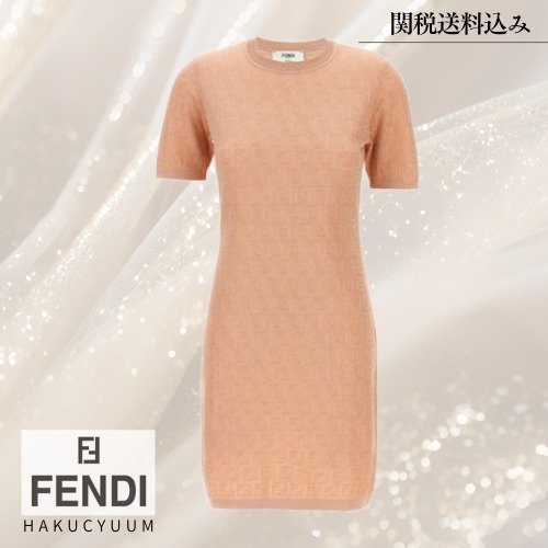 ワンピース fendi FF COTTON DRESS