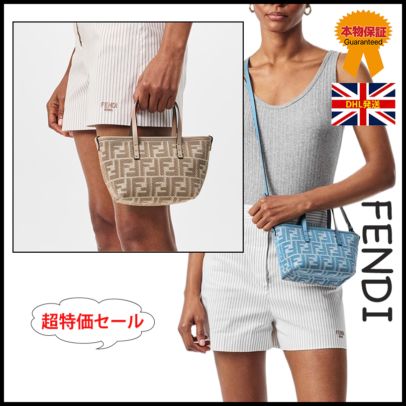 【FENDI】超特価セール★Mini Roll トートバッグ