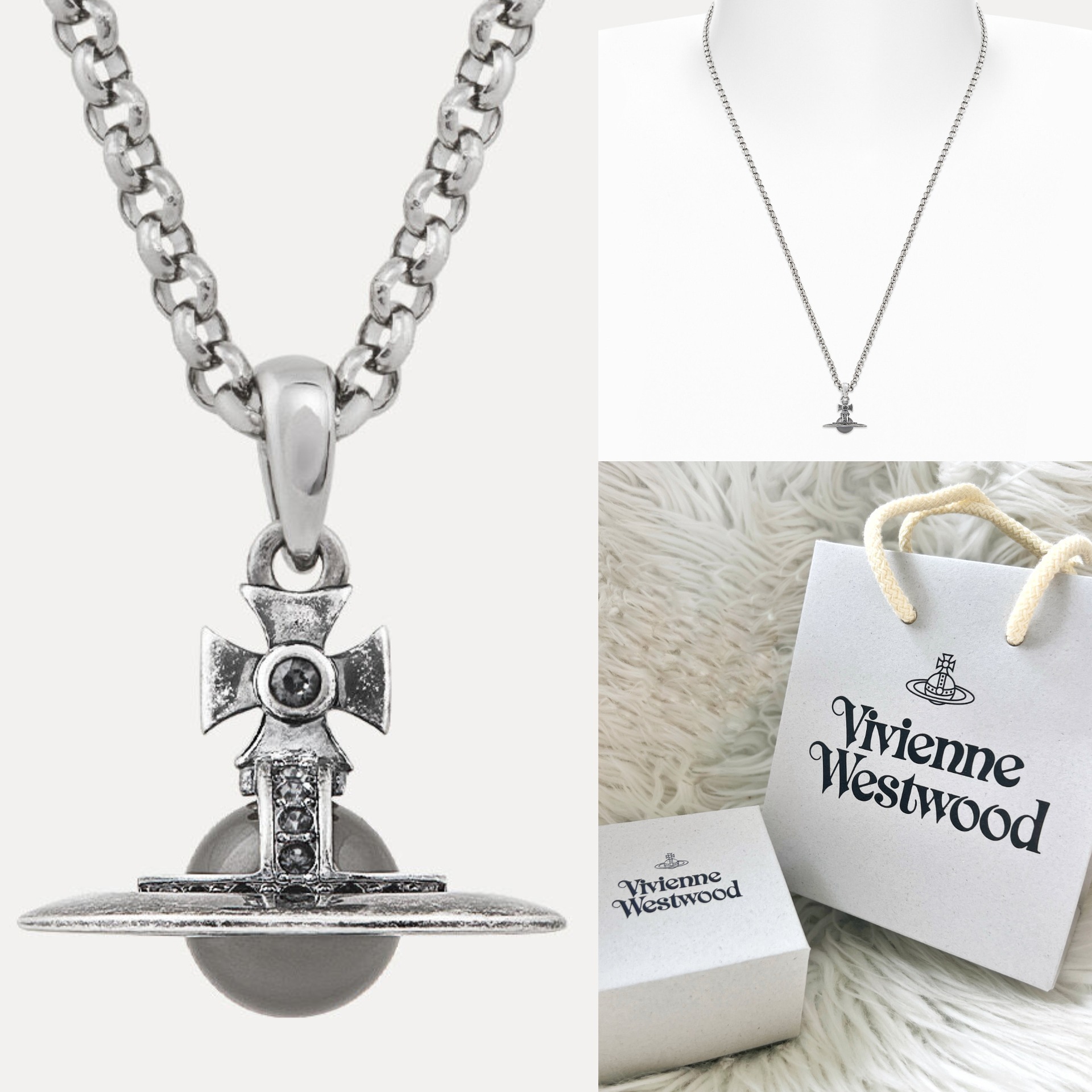◆Vivienne Westwood◆ Man. New Petite Orb ネックレス