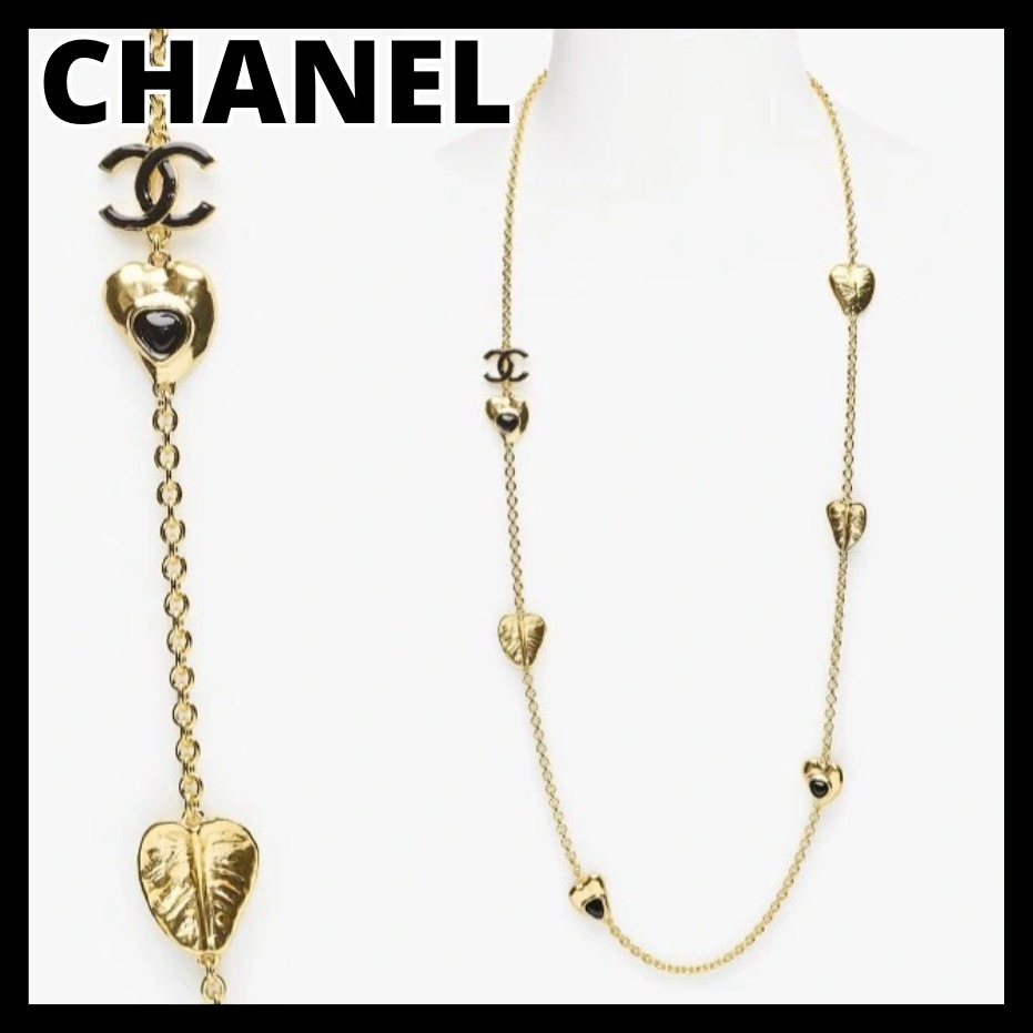 《エレガントで可愛い♪》CHANEL ロング ネックレス CCロゴ