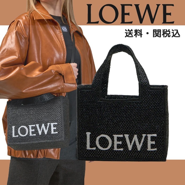 人気！【LOEWE】フォント トートバッグ スモール