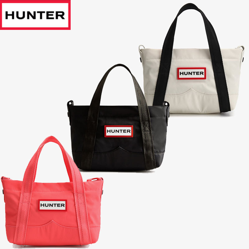 ★HUNTER★ナイロン ミニ トップクリップ トート バッグ