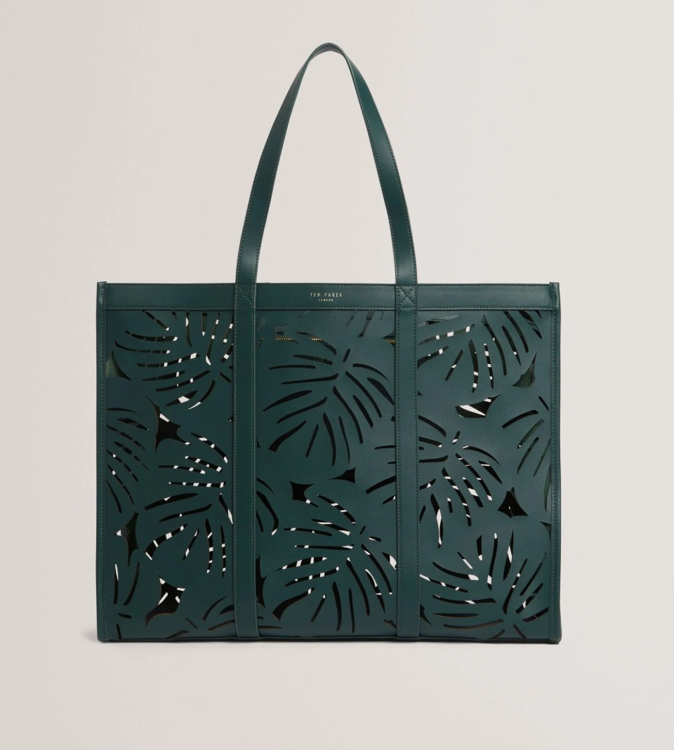 Ted Baker レイアン ワイドレザートートバッグ