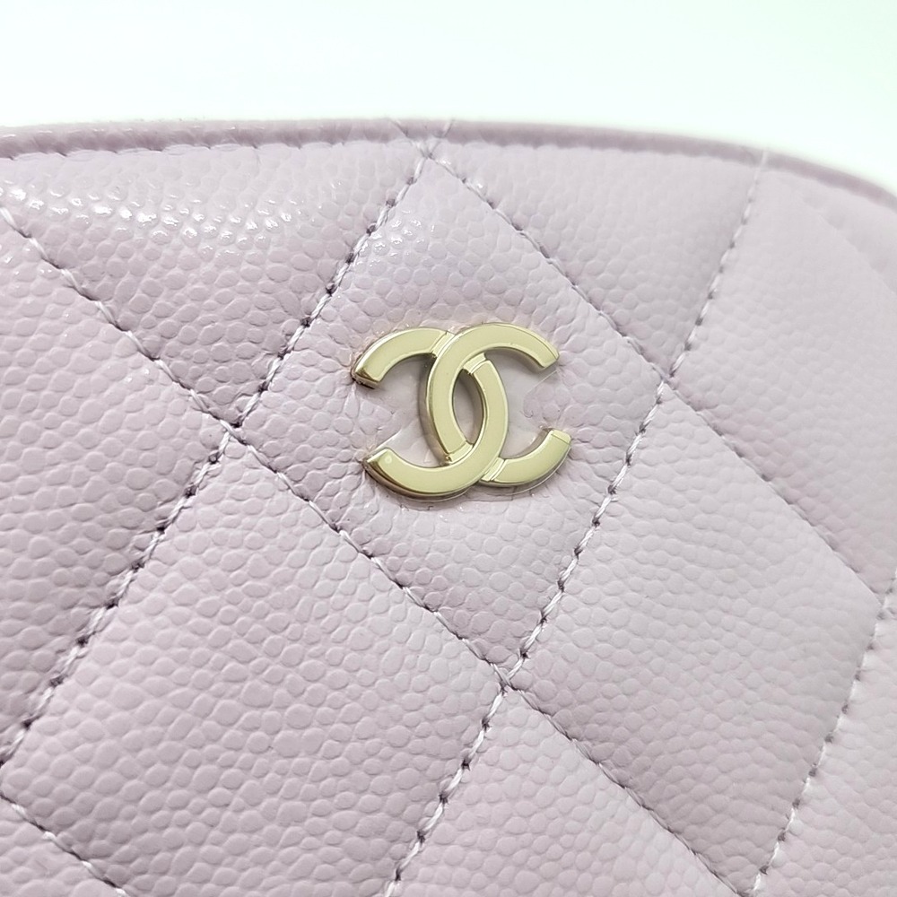 《CHANEL》キャビア チェーン ミニバッグ 中古 未使用