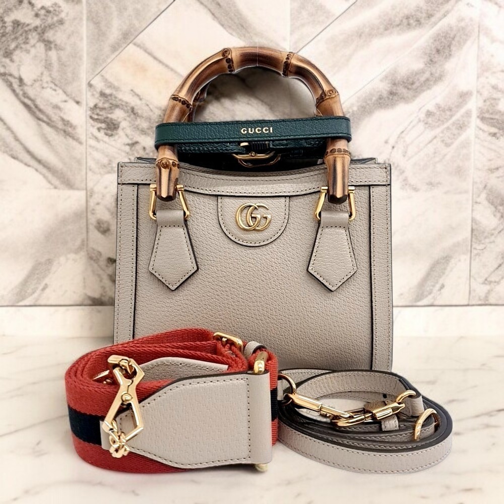 《GUCCI》ダイアナ トートショルダーバッグ 中古 美品