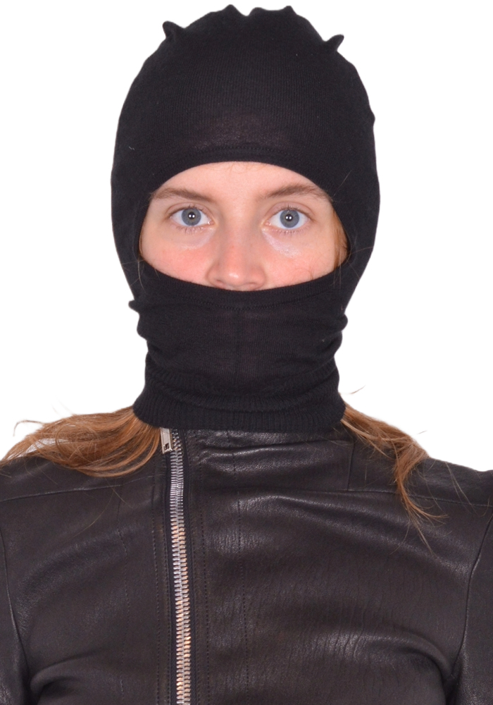 【正規店出品】RICK OWENS WOMEN SKULL BALACLAVA CASHMERE
