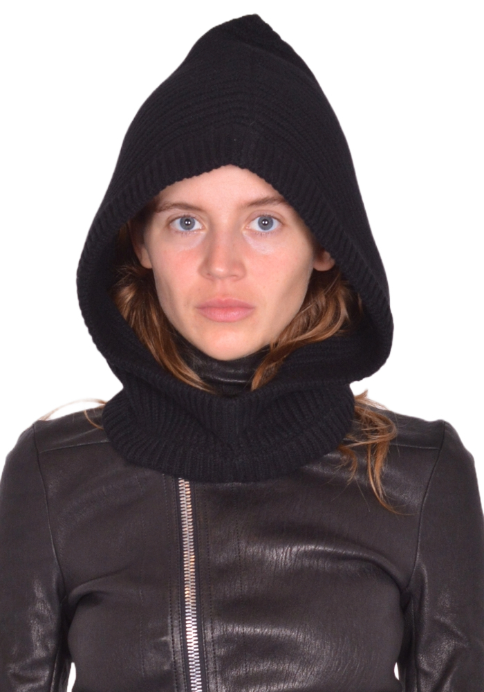 【正規店出品】RICK OWENS WOMEN RP02E4481 WSBR 09 KNIT HOOD