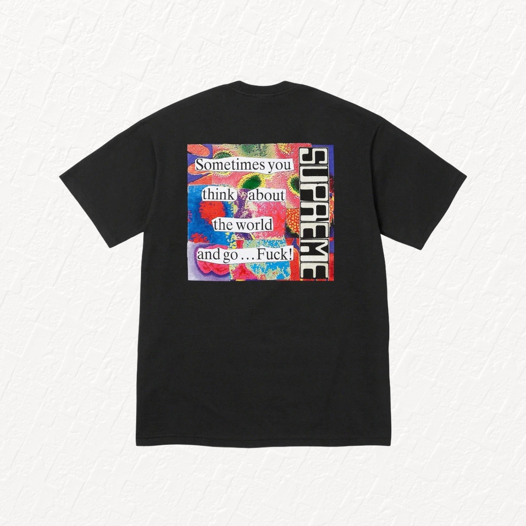 Tシャツ・カットソー Supreme Static T-Shirt Black