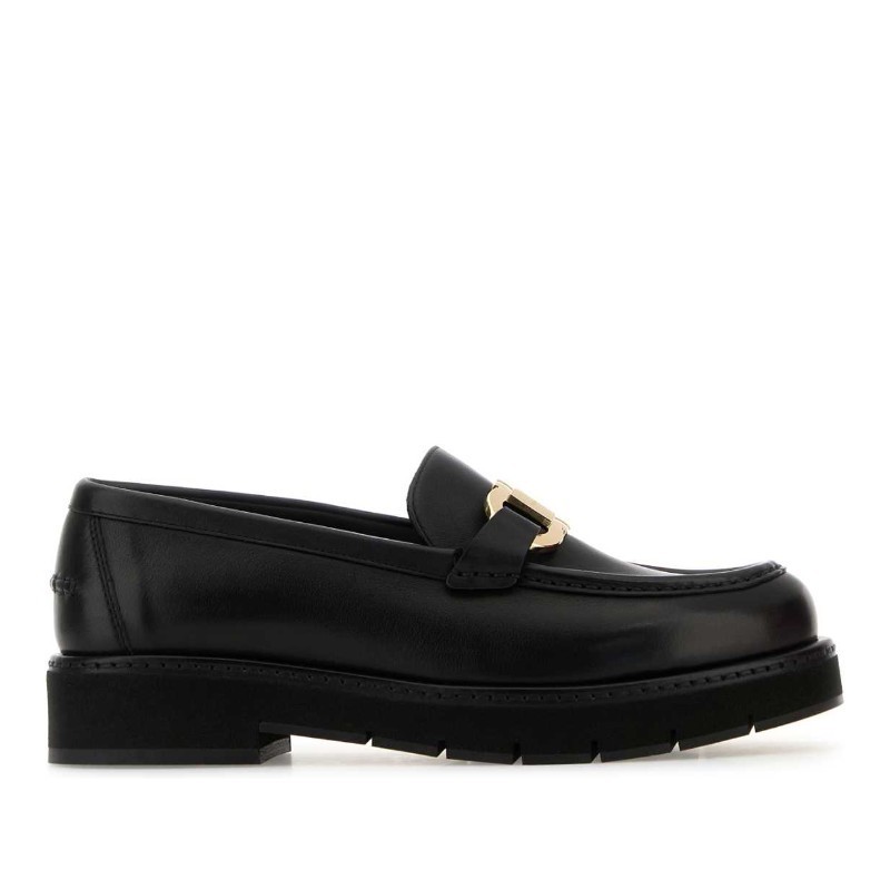 ローファー・オックスフォード FERRAGAMO Black leather Maryan loafers