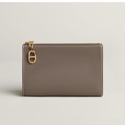 【使いやすい☆】HERMES ポーチ PM ジップアンゴー 希少品☆》HERMES エルメス ジップアンゴー ポーチ PM Noir