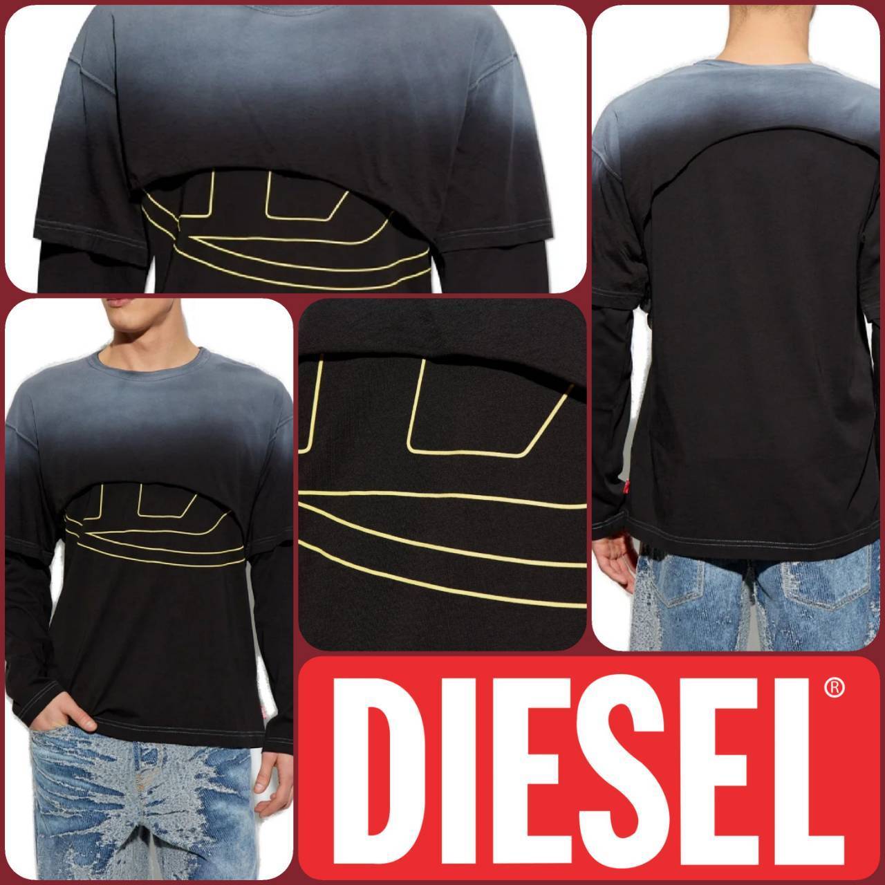 DIESEL Tベッシュカット Tシャツ