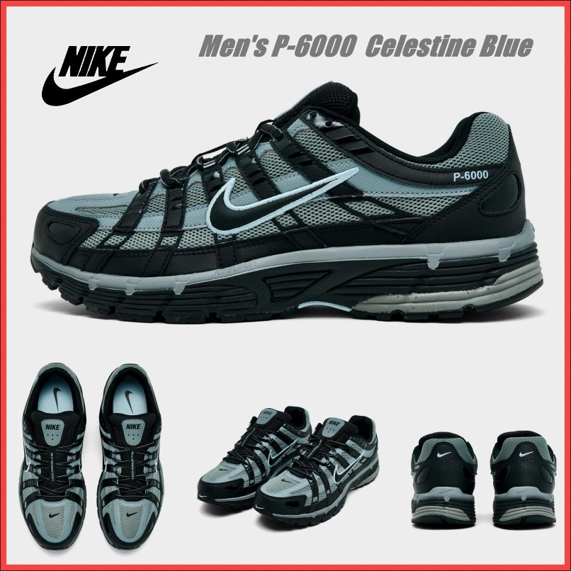 【NIKE】 Men's Nike P-6000 Casual Shoes - Celestine Blue