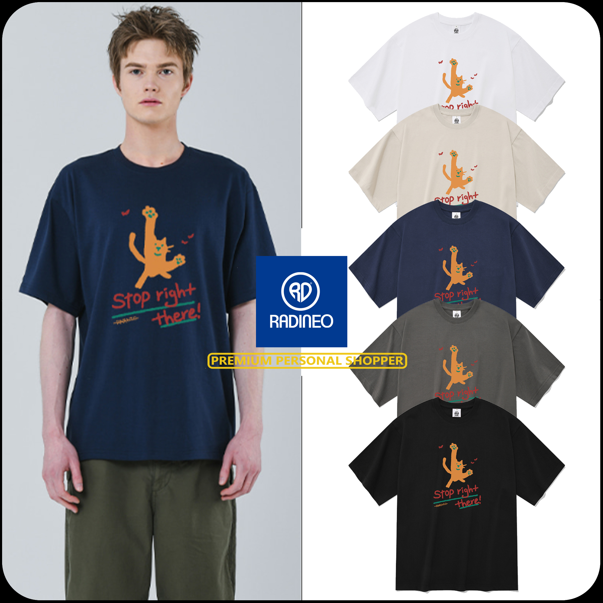 [RADINEO]★25SS★STOP TANGERINE SHORT SLEEVE T-SHIRT