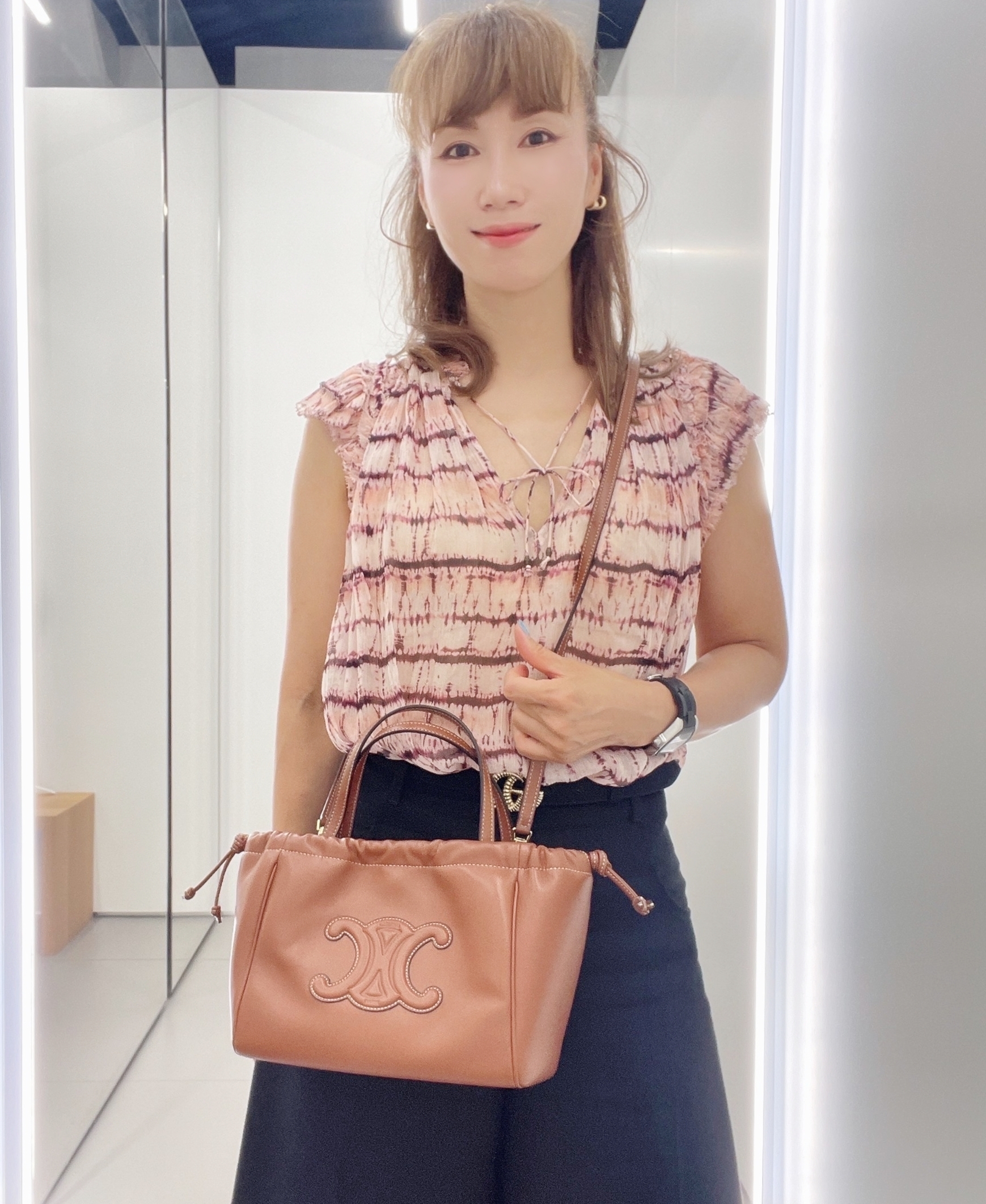 CELINE【セール】スモール キュイル バッグ タン★関税込み