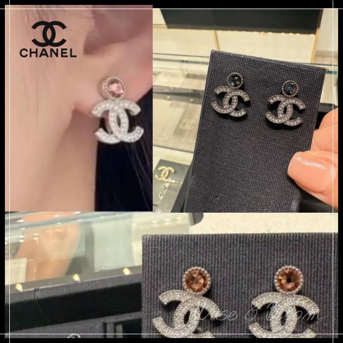 大人の色気♪【CHANEL】ビジュー CCピアス