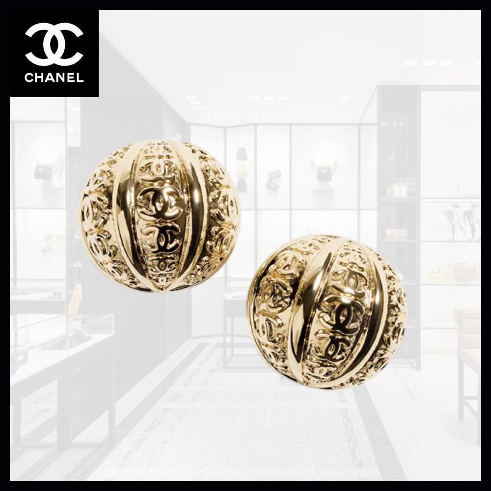 【大人の輝き♡】CHANEL ピアス CCロゴ