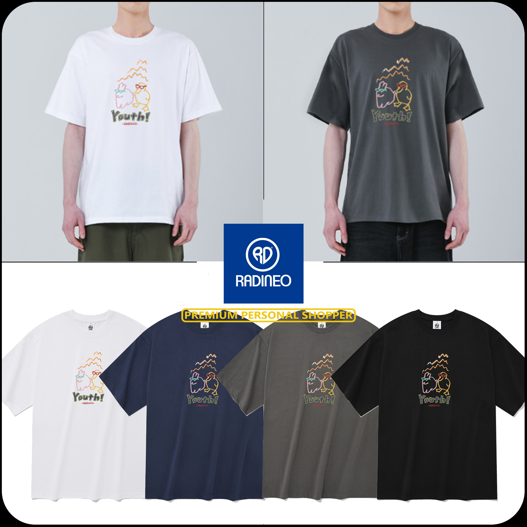 [RADINEO]★25SS★韓国人気★YOUTH SHORT SLEEVE T-SHIRT