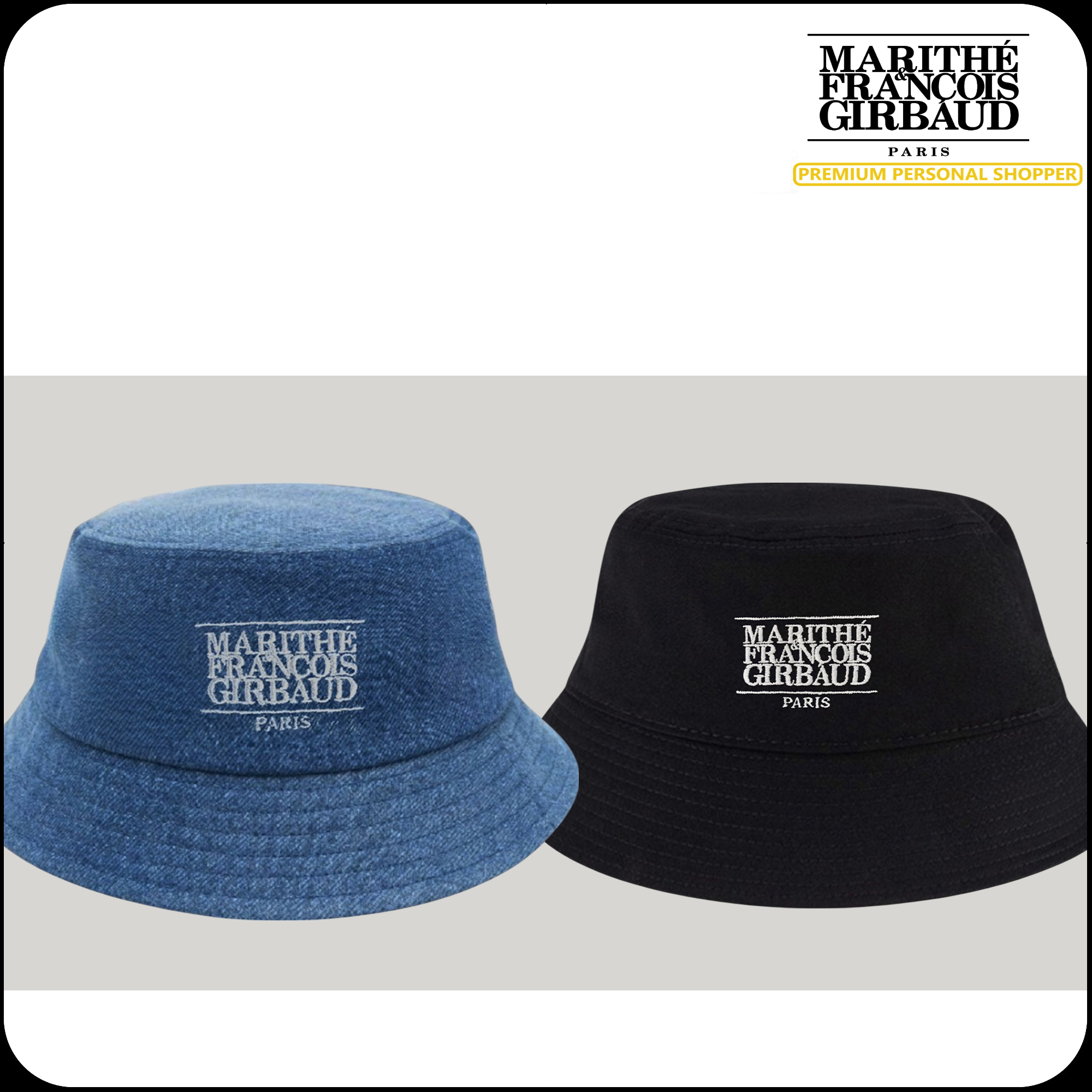 [MARITHE] ★韓国人気★CLASSIC LOGO BUCKET HAT