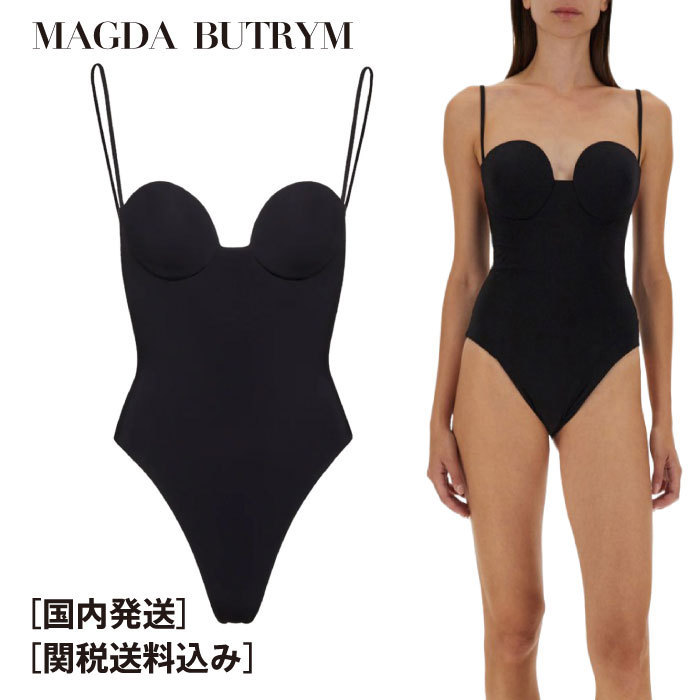 【関税込み】MAGDA BUTRYM★レトロ ビスチェ ワンピース 水着