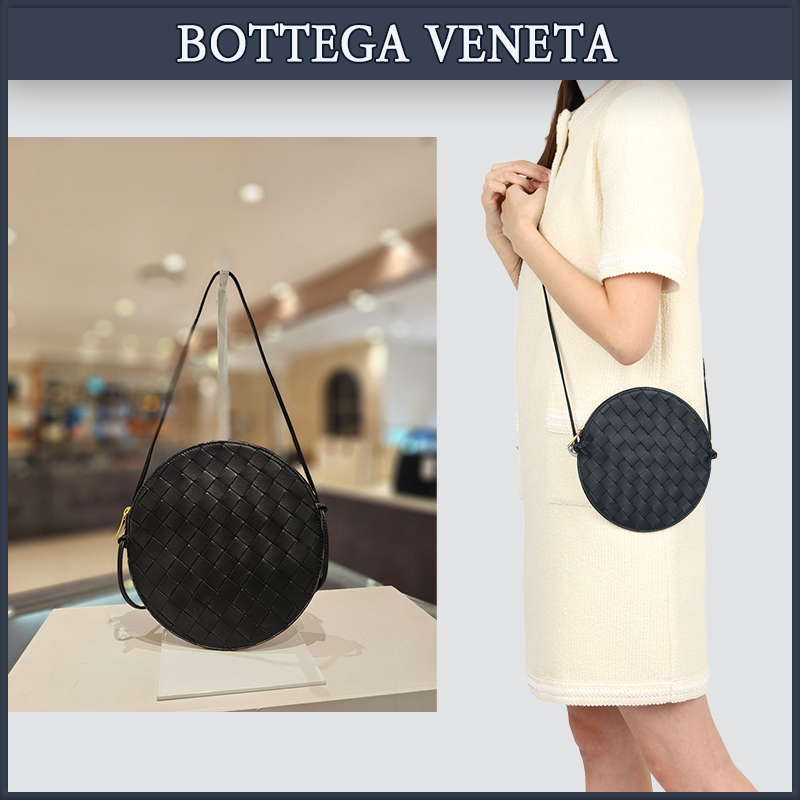 【BOTTEGA VENETA】イントレチアトーラウンドバッグ