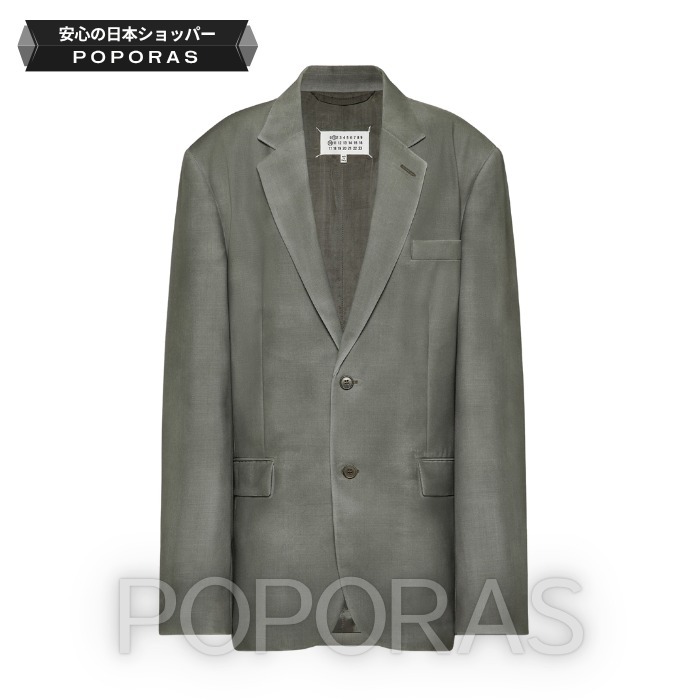 ☆関税送料込み☆【Maison Margiela】シングル ブレザー グレー