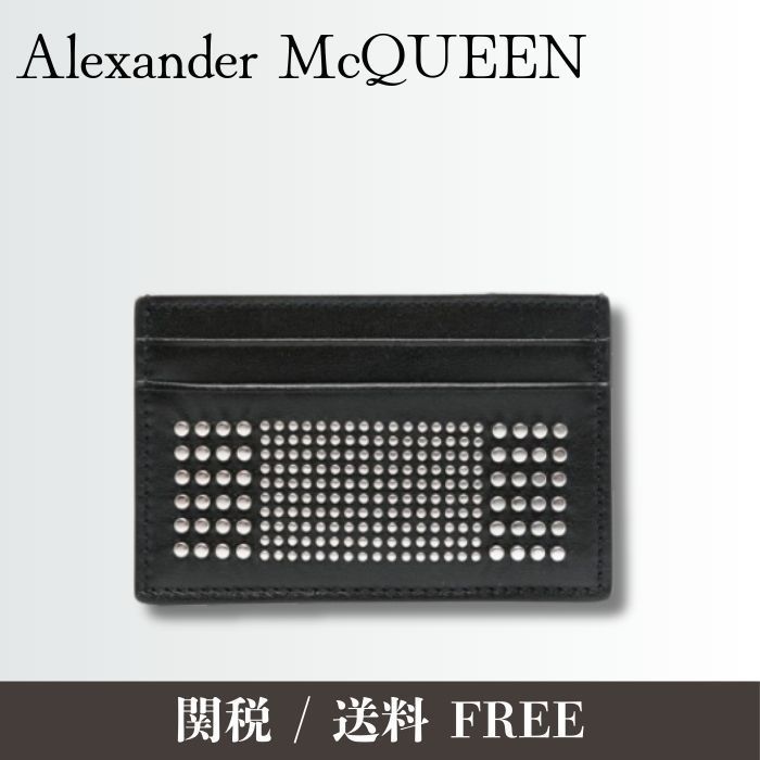 【大人気】ALEXANDER MCQUEEN カードケース（スタッズ付き）