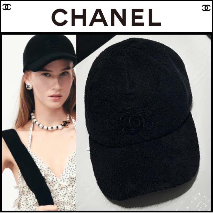 輝きを添えて☆CHANEL パイル地キャップ