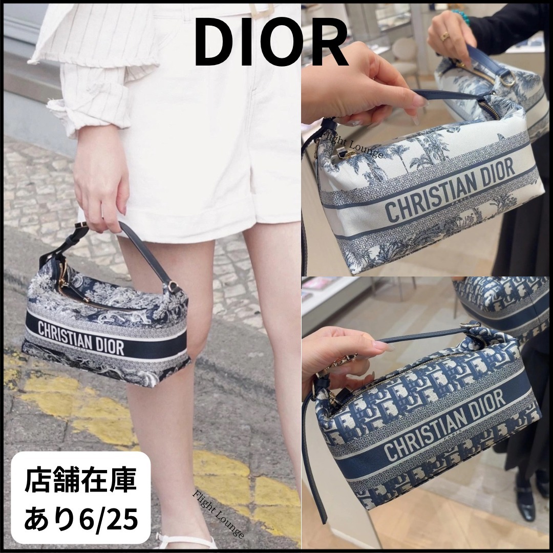 カジュアル可愛い★DIOR ノマド ポーチバッグ