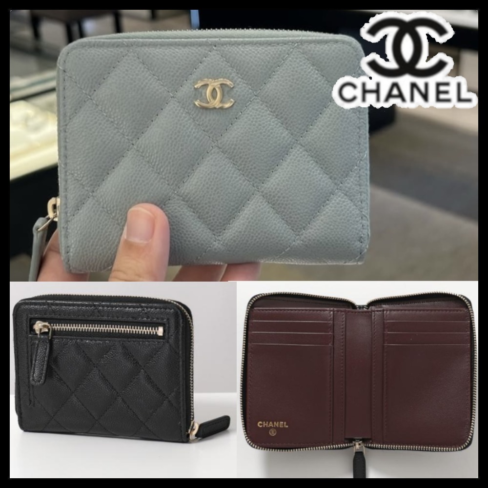 【シンプルかつ上品☆】CHANEL 二つ折り財布