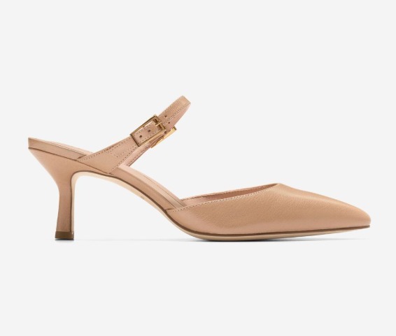エレガント☆【Cole Haan】6.5cm アナリース バックルミュール