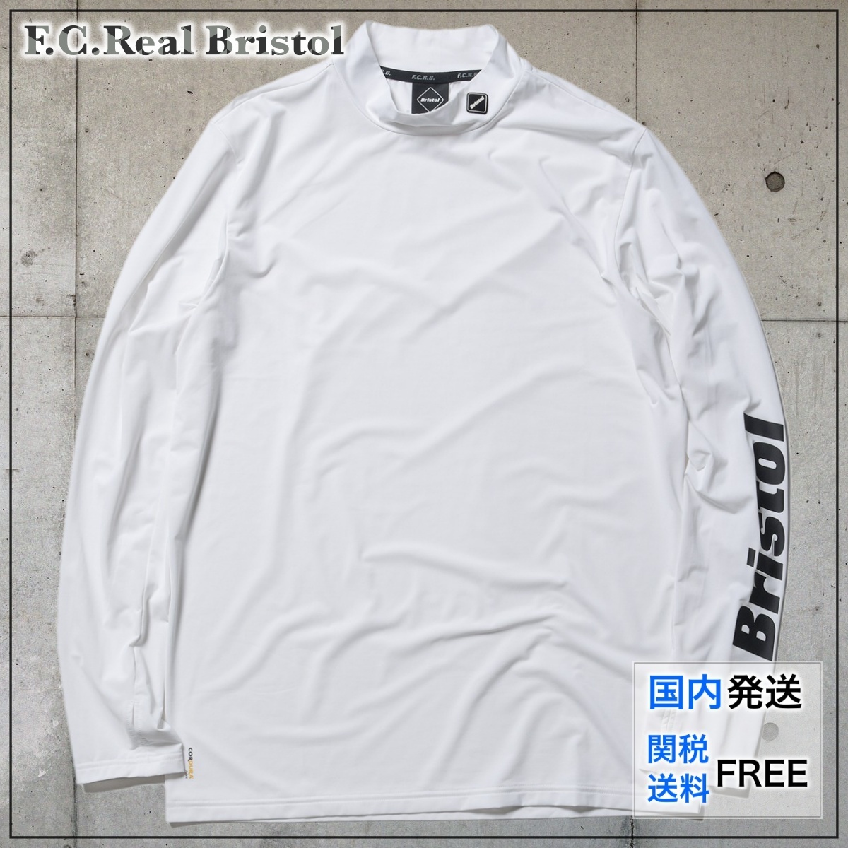 国内買付 F.C.Real Bristol COOL TOUCH クールタッチ ロゴ ロンT