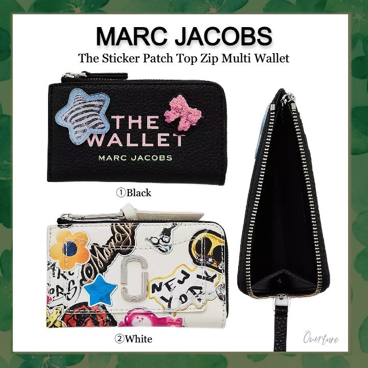 Marc Jacobs★The Sticker Patch Top Zip Multi Wallet