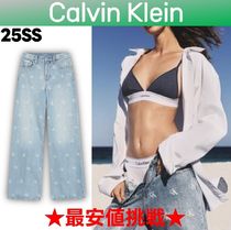 [CALVIN KLEIN] Wide Fit CK Indigo Light Blue Jeans ★人気★