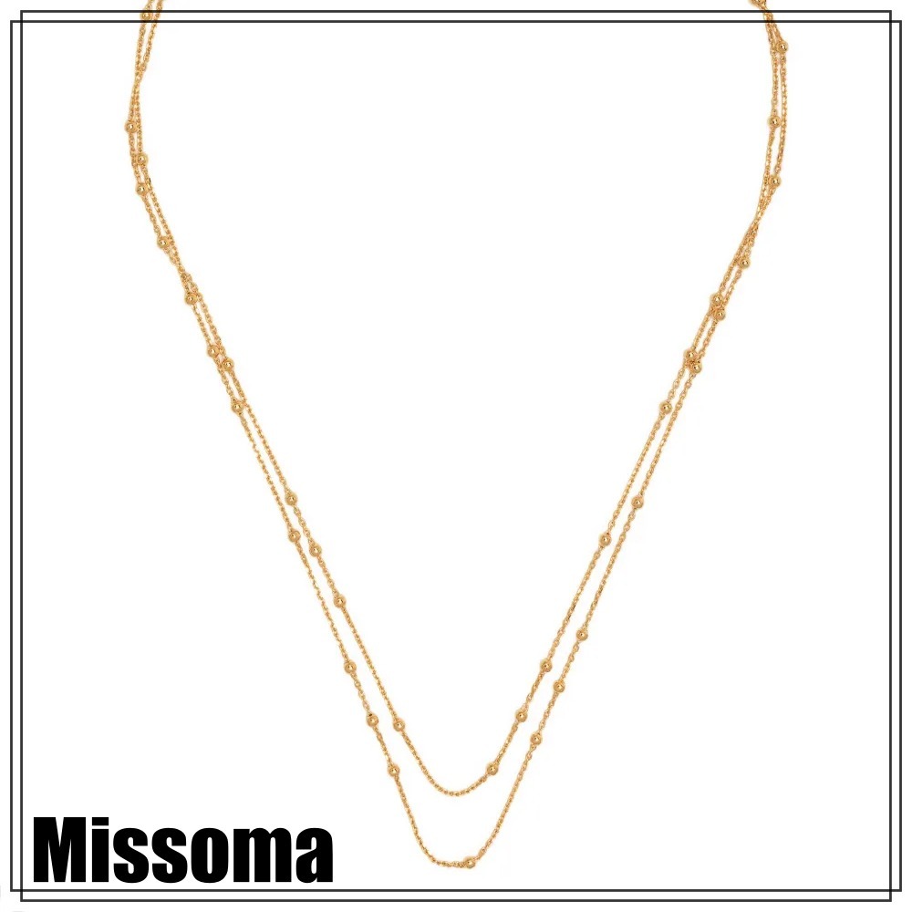 Missoma レイヤードネックレス 関税送料込み