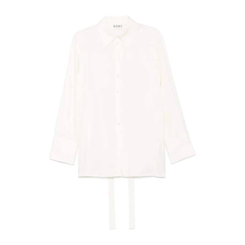 Tシャツ・カットソー ROHE FW25 DECONSTRUCTED SILK SHIRT (415 19 148 101 291)