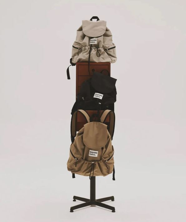[MASMARULEZ] String flap backpack 4色★バックパック