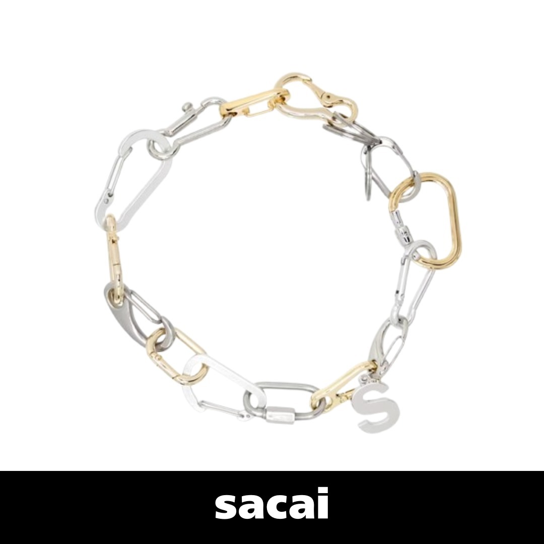 【税関/送料込】Sacai ★ カラビナ チェーンネックレス