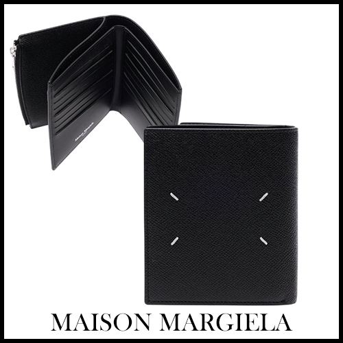 ★【MAISON MARGIELA】 ステッチ ファスナー 折りたたみ 財布★