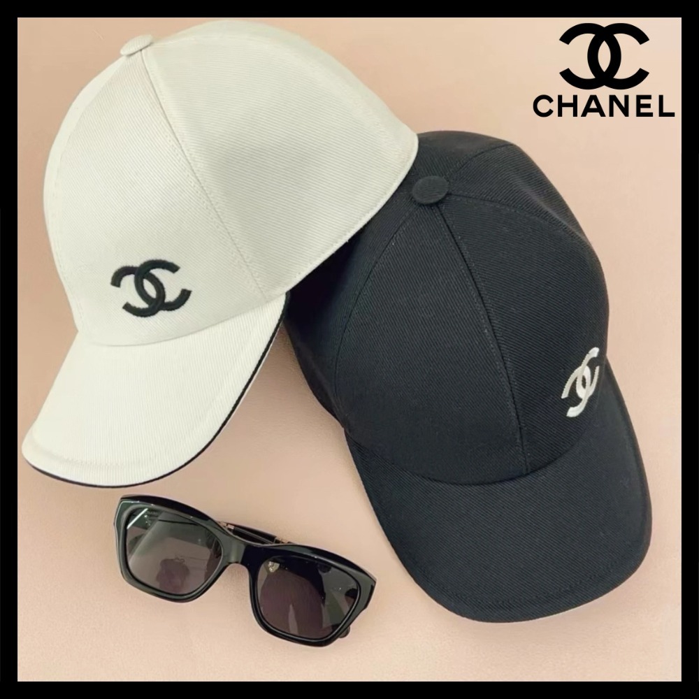 バイカラー★シンプル＆上品【CHANEL】シャネル キャップ 帽子