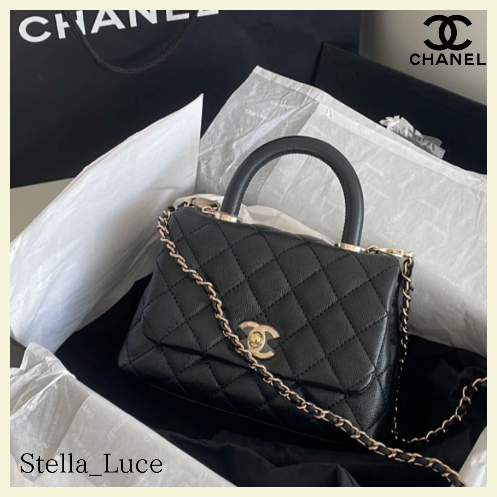 人気【CHANEL】シャネル ココハンドル 19cm