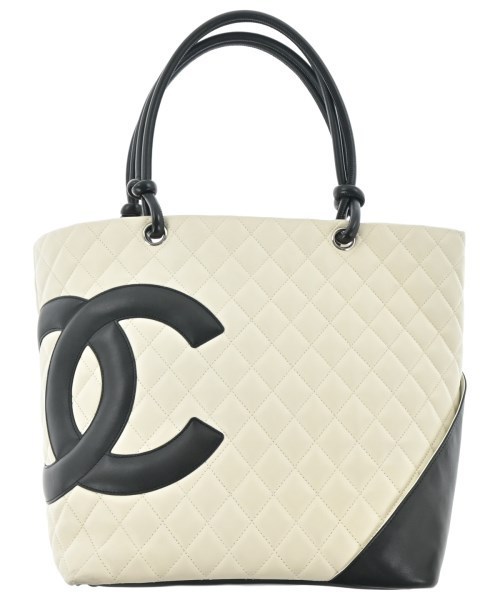 CHANEL シャネル トートバッグ 白 - 4500125E0038