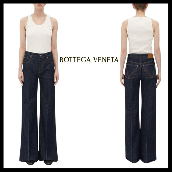 Bottega Veneta直営店 インディゴ パラッツォ ジーンズ