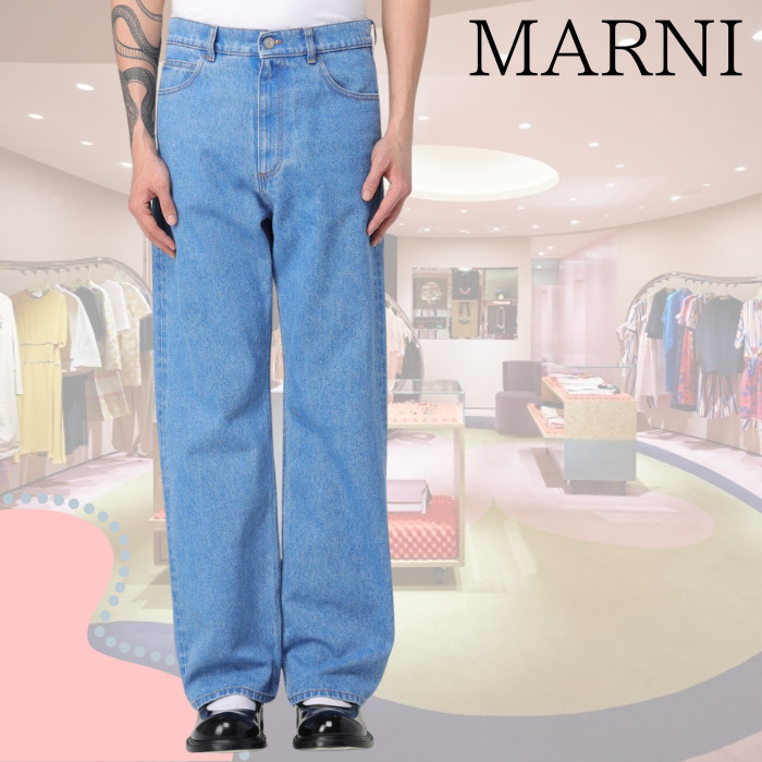 関税込★VIP価格【MARNI】ワイドレッグジーンズ