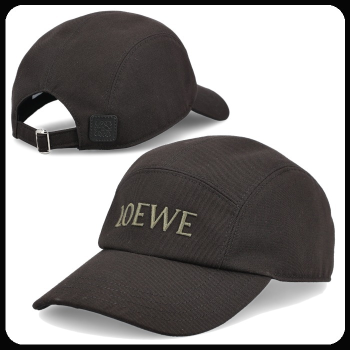 関送込 LOEWE ロゴ キャンプキャップ