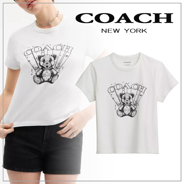 【COACH】コーチ プレイ ベア Tシャツ