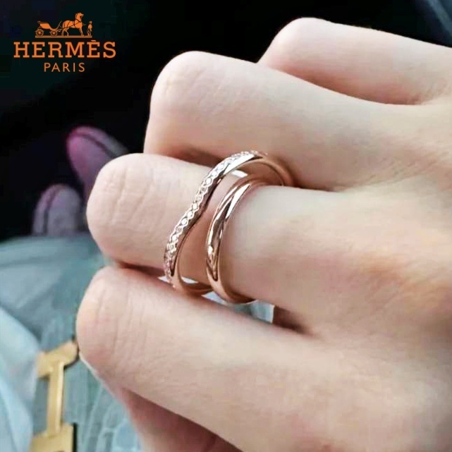 《ハート×ダイヤモンド♡》HERMES Vertige Coeur リング