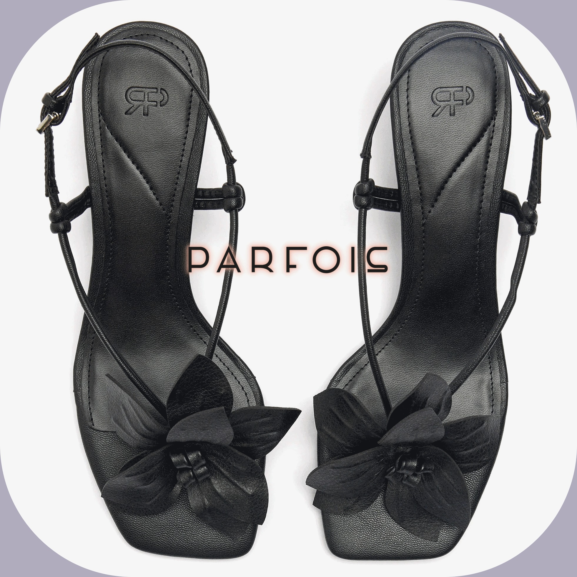 お洒落★日本未入荷PARFOIS★花柄フラットミュール