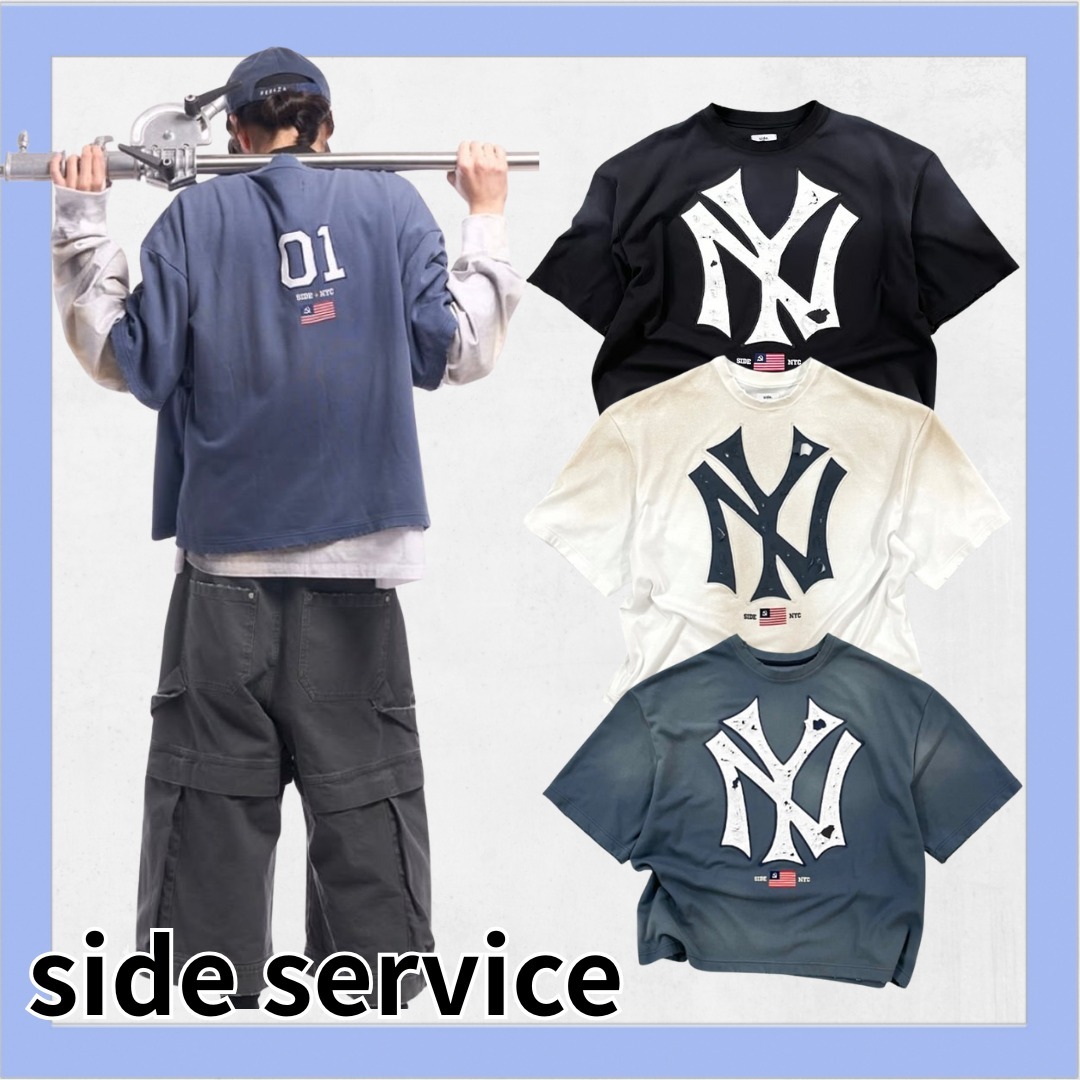 【side service】VTG NY T-SHIRT 全３色 ユニセックス