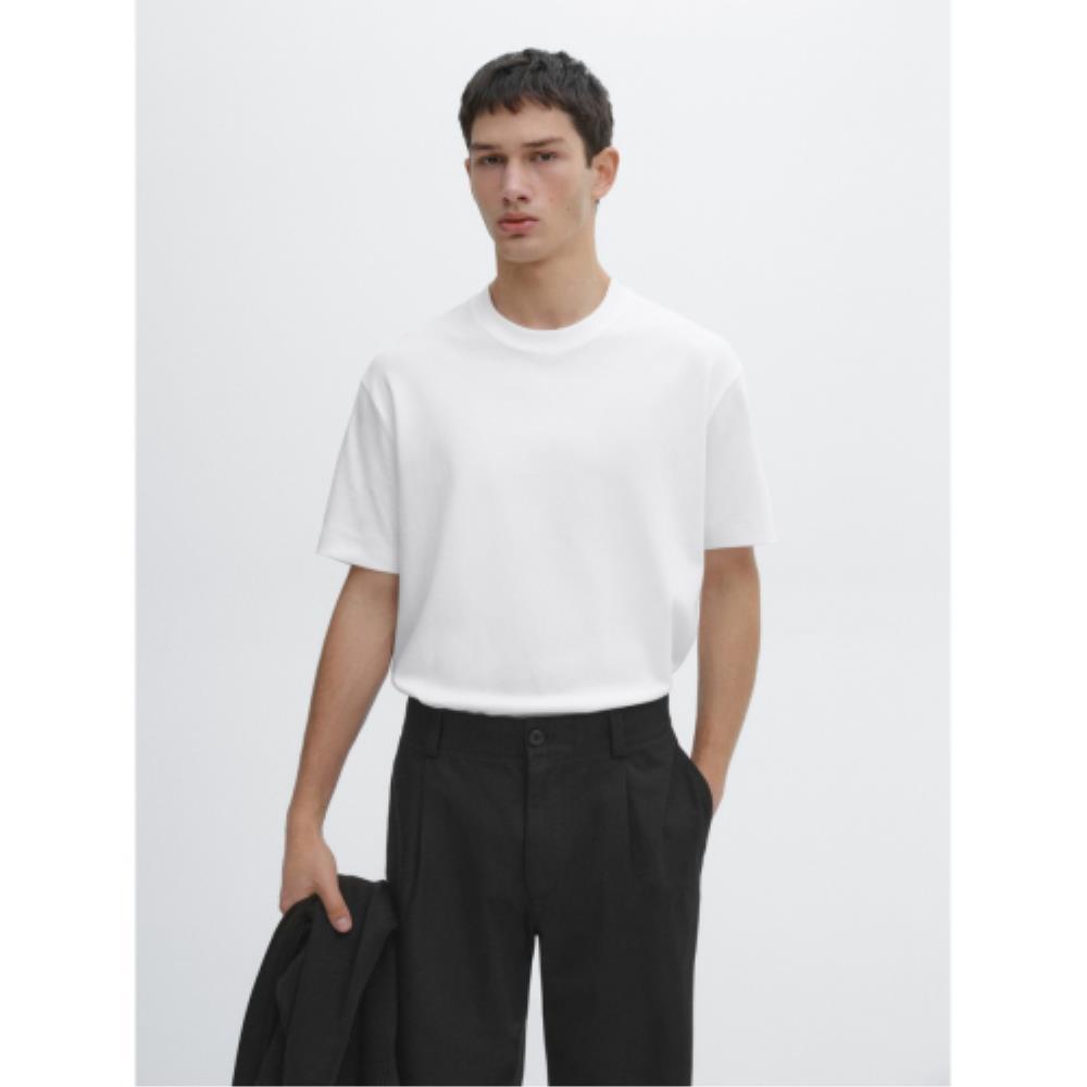 ★Massimo Dutti★ 100% cotton medium weight t-shirt